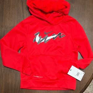 Nike Kids Bright Red Therma-FIT Hoodie